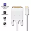 Qoltec USB 3.1 Type-C uros - DVI-D uros sovitinkaapeli 2 m 4K