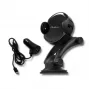 Qoltec PRO langaton autolaturi IR-pidikkeellä 15W QC 3.0 USB Type-C musta