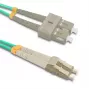 Qoltec kuitupatch-kaapeli LC/UPC - SC/UPC monimuoto OM4 duplex 5m