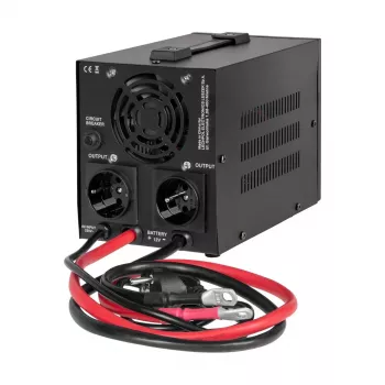 Rebel POWER-500-LFP4 puhdas siniaalto -invertteri lataustoiminnolla 12V 230V 500VA/300W