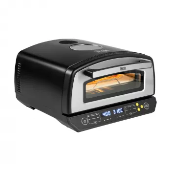 TEESA pizzauuni SUPREME ELITE 2200 W, 450°C, kaksoislämmitys, ikkuna, LED, 33 cm, useita paisto-ohjelmia