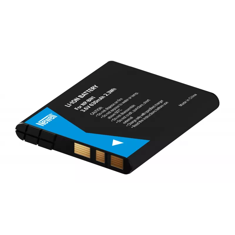 Newell vara-akku NP-BN1 Sony-kameroille, 630mAh, 3,7V, Li-Ion, musta