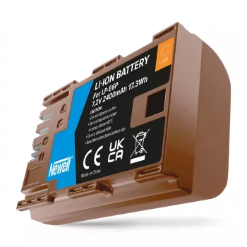 Newell vara-akku LP-E6P USB-C:llä Canonille