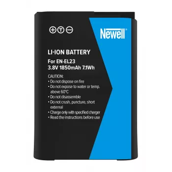 Newell vara-akku Nikon EN-EL23, 1850mAh, 7,0Wh, Li-Ion