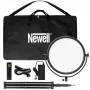 Newell LED Air Artha XL -paneelivalo ja Talos-valostatiivisarja
