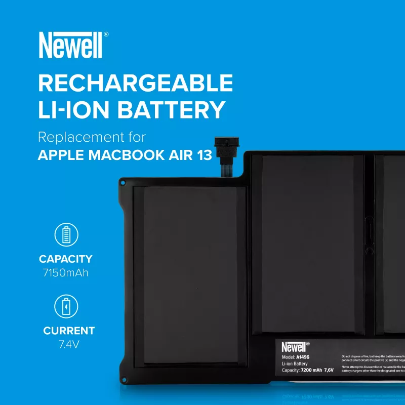 Newell A1496 7150 mAh akku Apple MacBook Air 13