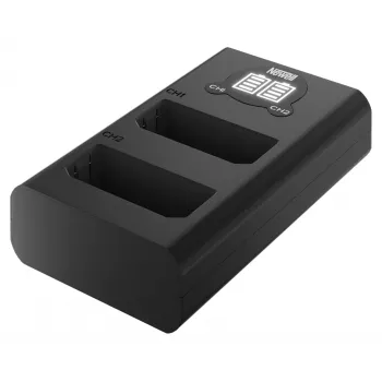 Newell kaksikanavainen USB-C-laturi DL-USB-C Canon LP-E10 akuille