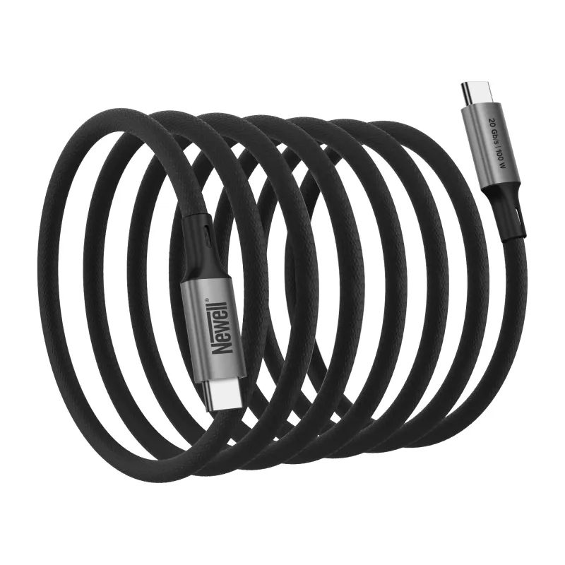 Newell magneettinen USB-C - USB-C 3.2 Gen 2 -kaapeli - 1 m, grafiitti