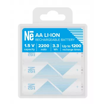 Newell Li-ion AA 2200 mAh 4 kpl läpipainopakkaus