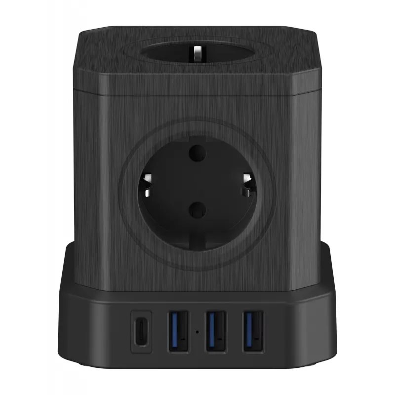 Newell GaN Power Cube 9W1 jatkojohto musta
