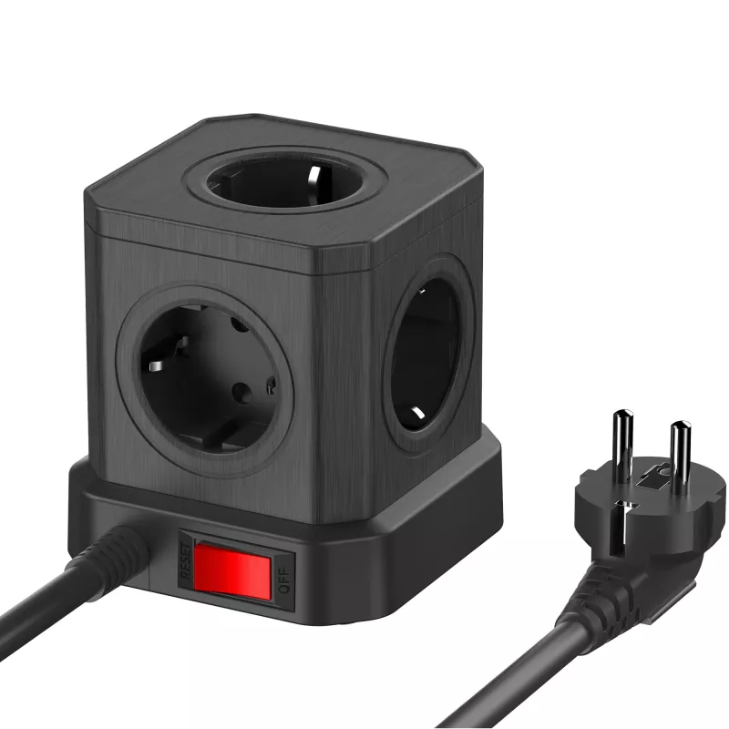 Newell GaN Power Cube 9W1 jatkojohto musta