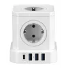 Newell GaN Power Cube 9w1 valkoinen jatkojohto USB-laturilla