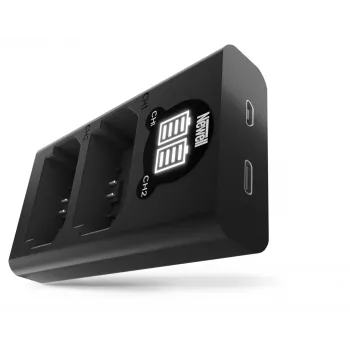 Newell kaksikanavainen USB-C-laturi Sony NP-FZ100 akuille