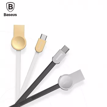 Baseus Keyble Cable (Zinc Alloy) USB-A - USB-C 1 m valkoinen