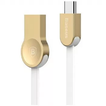 Baseus Keyble Cable (Zinc Alloy) USB-A - USB-C 1 m valkoinen