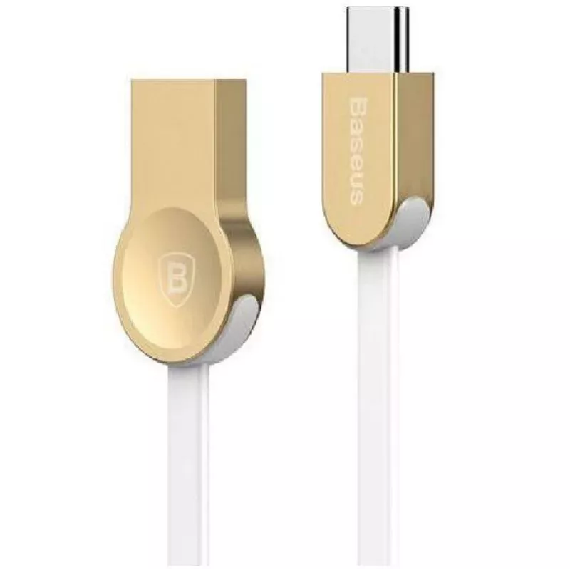 Baseus Keyble Cable (Zinc Alloy) USB-A - USB-C 1 m valkoinen