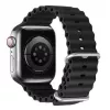Dux Ducis silikoniranneke Apple Watch 8/7/6/5/4/3/2/SE (38/40/41 mm) - musta