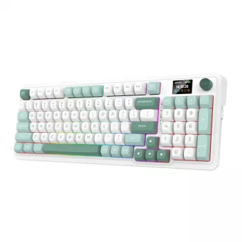 Redragon Galatin Pro K719WG-RGB-PRO Tri-Mode langaton mekaaninen pelinäppäimistö (98 näppäintä, Hot-Swappable, RGB, musta)