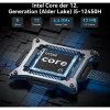 GEEKOM IT12 minitietokone, Intel Core i5-12450H, 16 GB RAM, 512 GB SSD, Windows 11 Pro, sininen