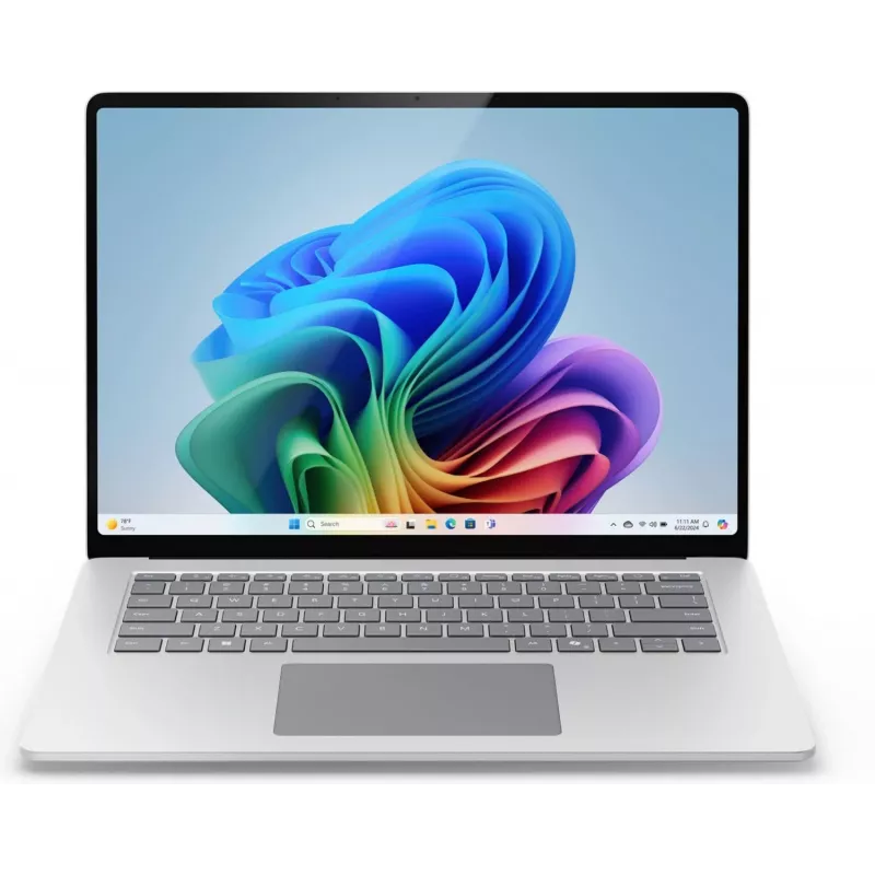 Microsoft Surface Laptop 7 Snapdragon X Elite 15 inch kosketusnäyttö 16GB 512GB Windows 11 Pro platina