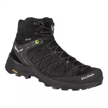 SALEWA Alp Trainer 2 Mid GTX vaelluskengät musta/musta UK 8.5 (EU 42.5)