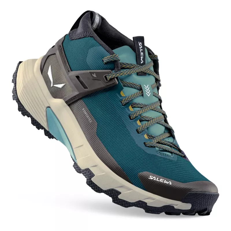 Salewa Pedroc 2 Mid PTX vaelluskengät - Pond/Black Out - UK 9 (EU 43)