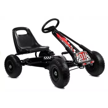 LEAN TOYS LEAN CARS A-15 go-kart musta ilmakumirenkaat