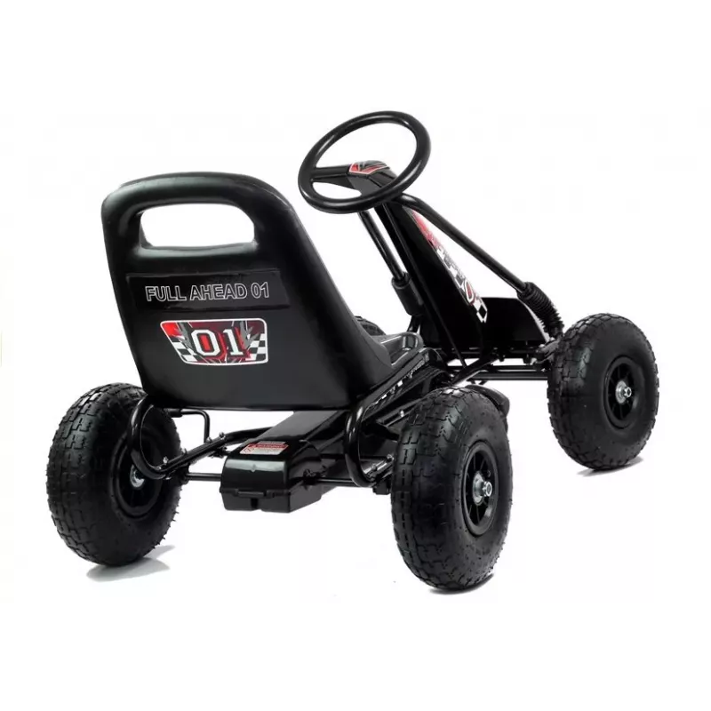 LEAN TOYS LEAN CARS A-15 go-kart musta ilmakumirenkaat