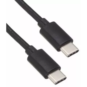 Zebra USB-C - USB-C -tiedonsiirto- ja latauskaapeli, 1m, 60W PD, musta