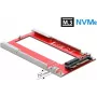 DeLOCK U.2 - M.3 / NF1 -muunnin – PCIe 4.0 NVMe -sovitin, SFF-8639 - SFF-8611/8612