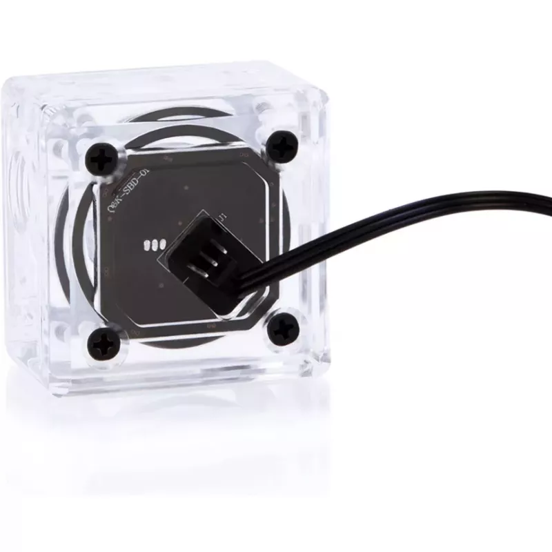 Alphacool Eisfluegel Aurora HighFlow virtausmittari kierroslukusignaalilla (läpinäkyvä)