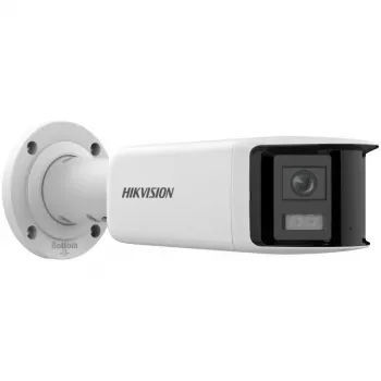 Hikvision DS-2CD2T47G2P-LSU/SL 4MP AcuSense ulko-bullet-IP-kamera 2,8 mm objektiivilla, valkoinen valo, kaksisuuntainen ääni, salamavalo, PoE