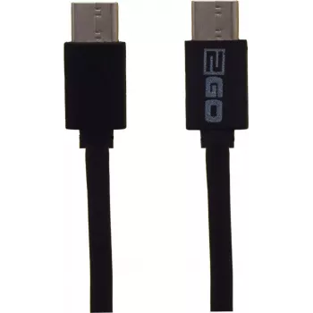 2GO 795849 USB-kaapeli 1 m USB 3.2 Gen 1 (3.1 Gen 1) USB C musta