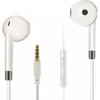 2GO 795964 johdollinen in-ear-headset mikrofonilla, valkoinen