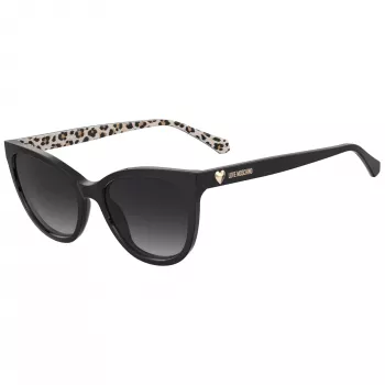 MOSCHINO LOVE naisten aurinkolasit MOL072-S - suorakaiteen muotoinen asetaattikehys, UV400-suoja, 54/18/140 mm