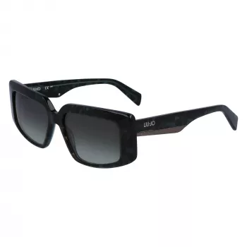 LIU JO naisten aurinkolasit LJ791S-428 cat eye sininen liukuväri asetaatti UV400 54 mm