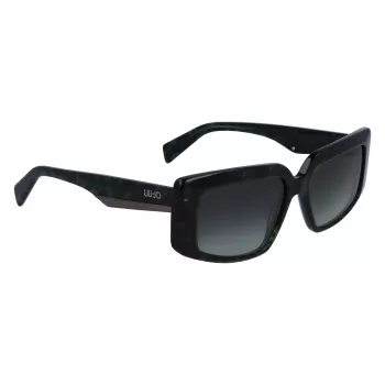 LIU JO naisten aurinkolasit LJ791S-428 cat eye sininen liukuväri asetaatti UV400 54 mm
