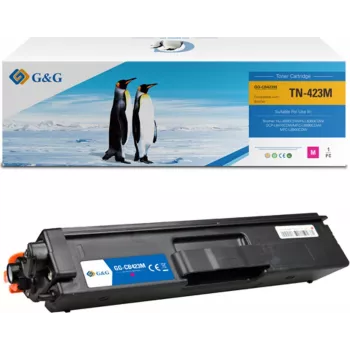 G&G XL värikasetti yhteensopiva Brother TN-423M magentan kanssa