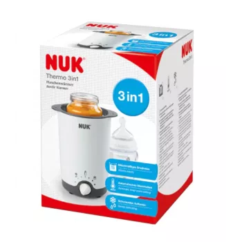 NUK Thermo 3in1 vauvanruoanlämmitin valkoinen/musta 7,6 cm