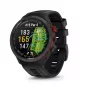Garmin Approach S70 47mm golf-GPS-älykello – musta/punainen keraaminen kehä ja musta silikoniranneke