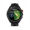 Garmin Approach S70 47mm golf-GPS-älykello – musta/punainen keraaminen kehä ja musta silikoniranneke