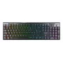 CHERRY XTRFY MX 10.1 Wireless Low-Profile -pelinäppäimistö, AZERTY, RGB, musta