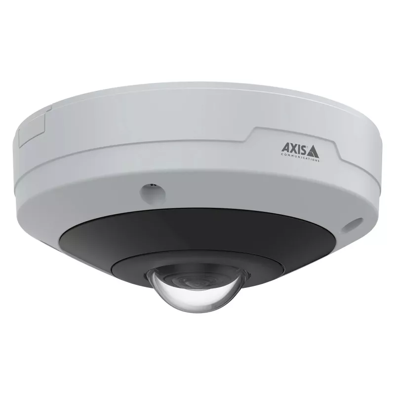 AXIS M4347-PLVE -kalansilmäkamera sisäänrakennetuilla mikrofoneilla ja AXIS Object Analytics