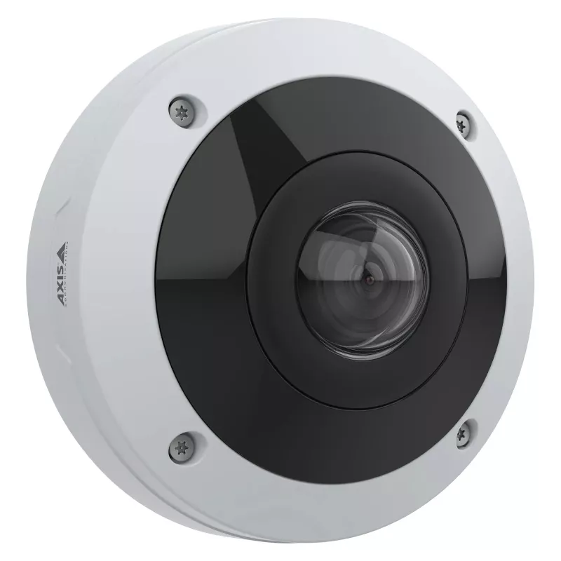AXIS M4347-PLVE -kalansilmäkamera sisäänrakennetuilla mikrofoneilla ja AXIS Object Analytics