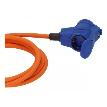 Brennenstuhl 1167650310 jatkojohto 10 m CEE-pistoke / kulmaliitin H07RN-F 3G 2,5 mm² sininen