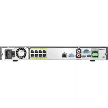 BCS LINE 8-kanavainen 8K NVR tekoälyllä ja 8 PoE-portilla BCS-L-NVR0802-A-8K-8P-Ai2