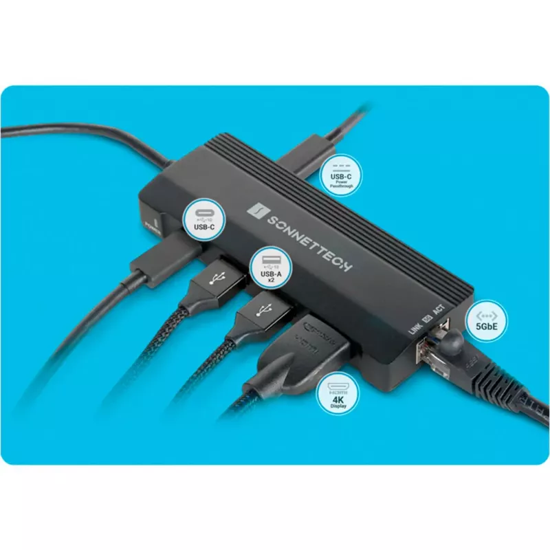Sonnet Echo 6 USB-C 5GbE monikeskitin