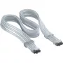 Corsair Cable ThermalProtect PCIe 5.1 600W 12V-2x6 valkoinen