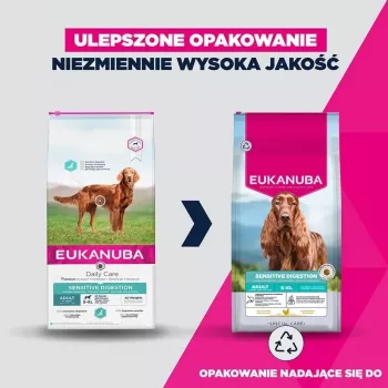 Eukanuba Special Care Sensitive Digestion kuivaruoka aikuisille pienille ja keskikokoisille koirille, lammas & riisi, 12 kg