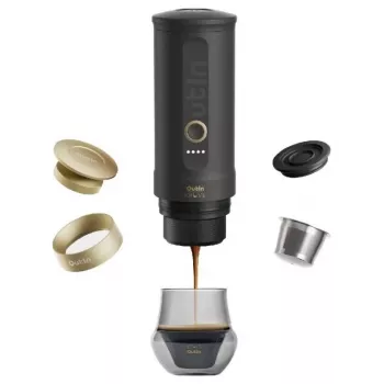 OutIn Nano x Kruve kannettava espressokeitin lahjasetti musta/kulta
